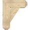 Ekena Millwork Traditional Craftsman Rough Sawn Bracket w/ Offset Brace, Douglas Fir, 8"W x 20"D x 24"H BKT0806X20X24TRA04RDF - alternate 2